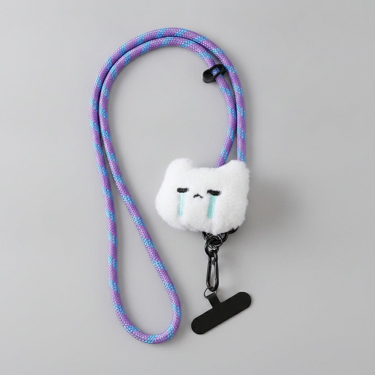 Crying Cloud Beaded Phone Charm Strap – tech (view 1)