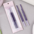 Double-ended eyebrow trimmer - Purple