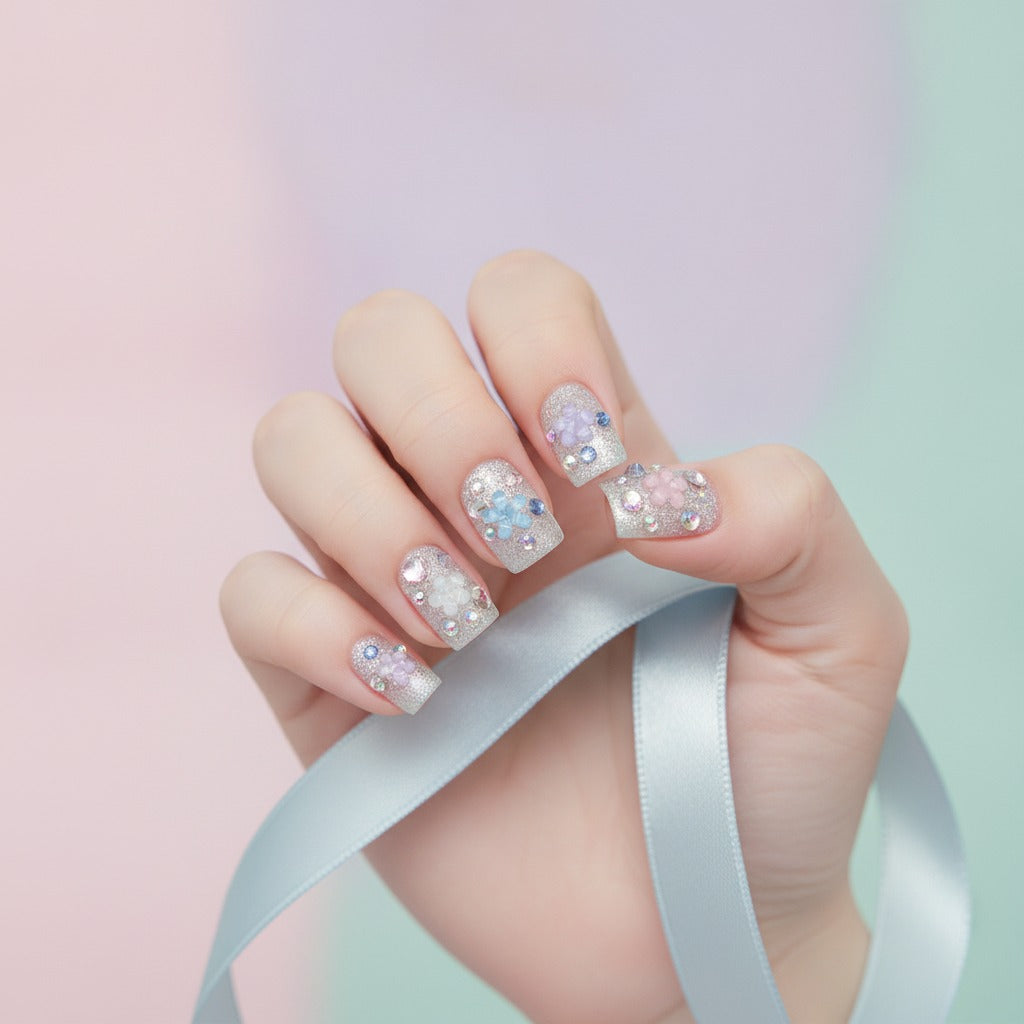 Sparkle Crystal Nail Art Set - Crystal Mix