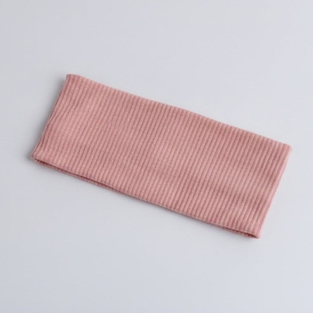 Ribbed Knit Headwrap - Pink