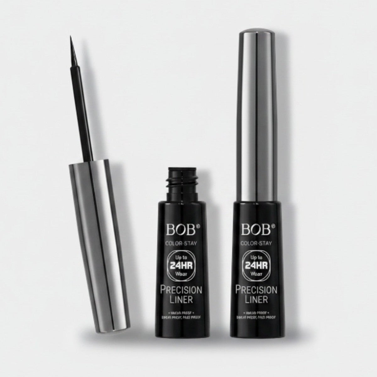 Black Precision Liquid Eyeliner Pen 24HR Wear – Korean beauty tool (view 1)