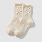 Off-White Bow-Embellished Crew Socks – apparel accessories (view 1)