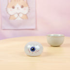 Spooky Dimple Squishy with Bamboo Steamer - White Ghost