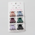 Mini Claw Clips Six-Pack Set - Charcoal – hair accessories (view 1)