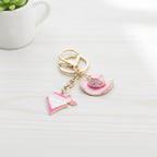 Western Charm Keychain Set - Bandana, Pink
