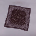 Ornate Bandana Square Scarf - Mauve