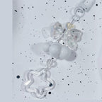 Clear Butterfly Cloud Star Keychain Charm - Moonlight Star Keychain – novelty & toys (view 1)