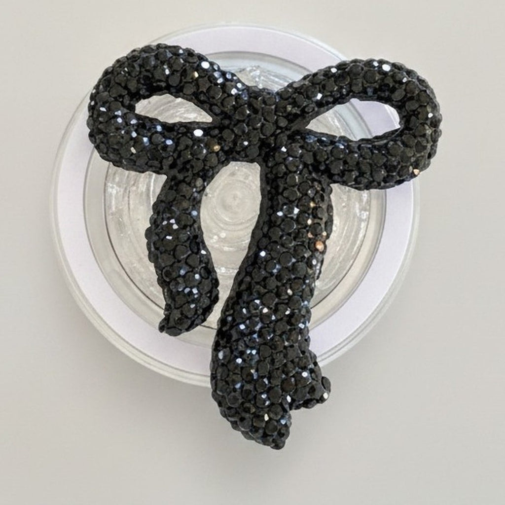 Sparkly Bow Design Phone Grip Stand – tech (view 1)