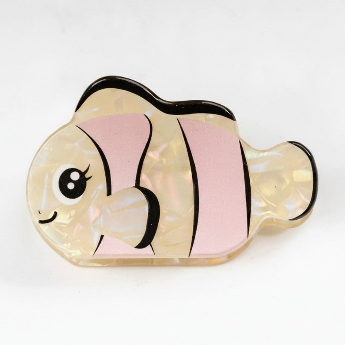 Pearl Clownfish Hair Claw Clip - Pink Pearl Clownfish #2 – hair accessories (view 1)