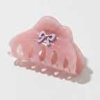 Pink Tulle Hair Claw With Bow – hair accessories (view 1)