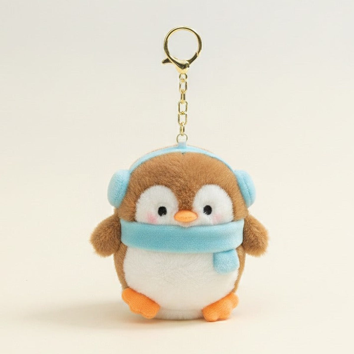 Winter Penguin Plush Charm Keychain – novelty & toys (view 1)
