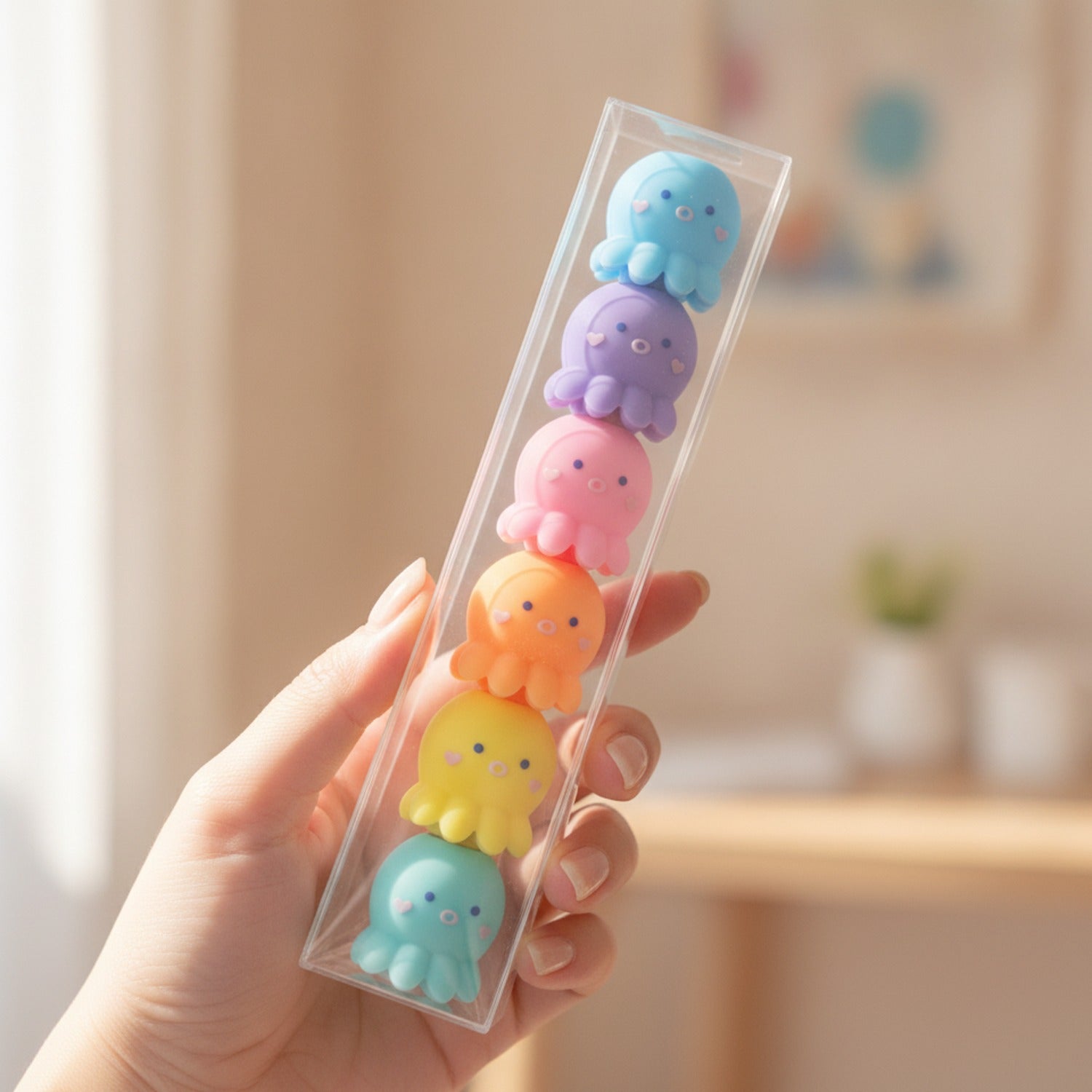 Cute Bunny Gel Pen Set Octopus Matte