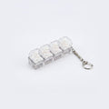 Mini Mechanical Keyboard Keychain - White Switch