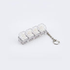 Mini Mechanical Keyboard Keychain - White Switch