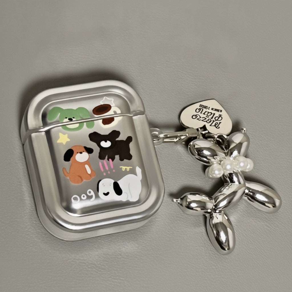 Balloon Pup Earbud Case Charm - Puppy Pack (for AirPods Pro 3)