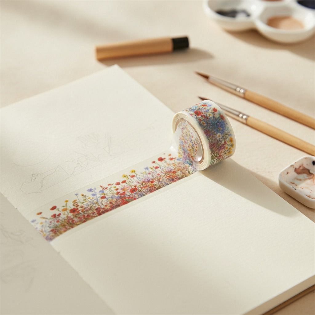 Landscape Washi Tape Set - Flower Field