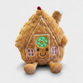 Gingerbread House Plush Toy with Wreath Detail – novelty & toys (view 1)