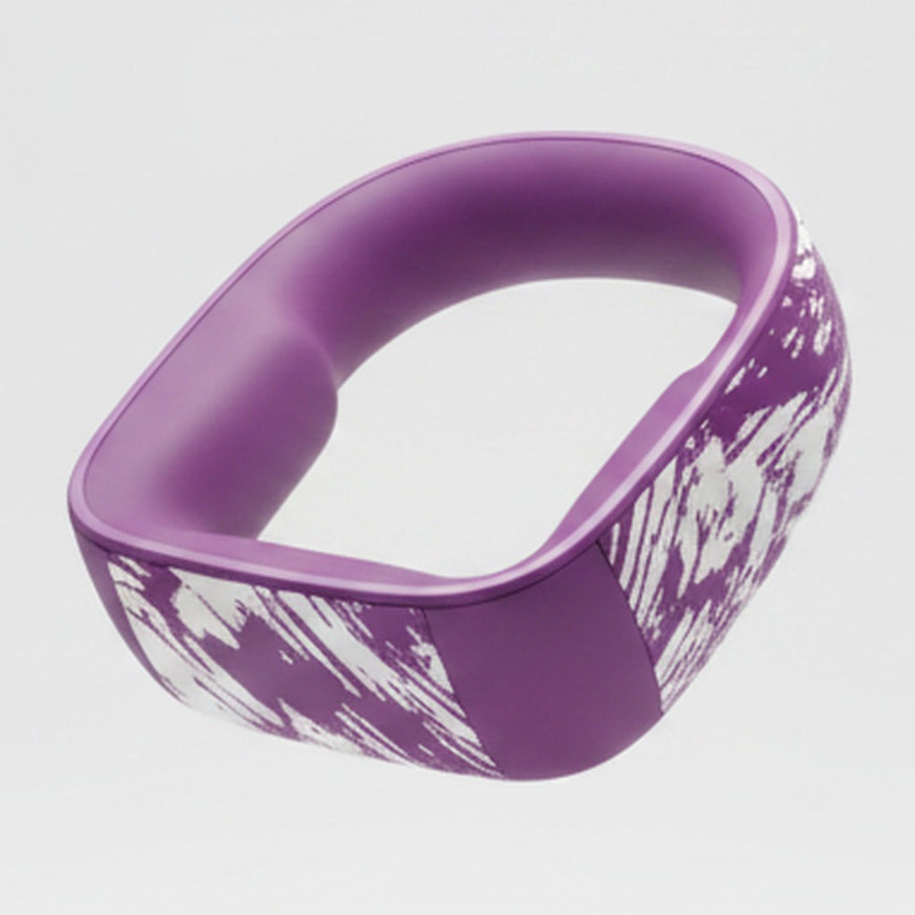 3D Flower AirPods Case with Beaded Charm - Purple Rose (for AirPods 4)