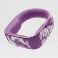 3D Flower AirPods Case with Beaded Charm - Purple Rose (for AirPods 4)