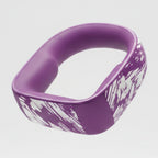 3D Flower AirPods Case with Beaded Charm - Purple Rose (for AirPods 4)