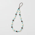 Beaded Star Charm Keychain - Turquoise Star