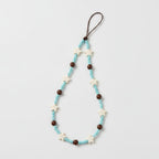 Beaded Star Charm Keychain - Turquoise Star