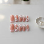 Leopard Bow Press-On Nails - Type 3