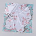 Delicate Floral Square Scarf - Cream Floral Alt