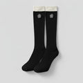 Black Rose Embroidered Knee-High Socks – apparel accessories (view 1)