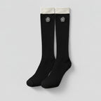 Black Rose Embroidered Knee-High Socks – apparel accessories (view 1)