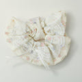 Sweet Floral Lace Hair Scrunchie – hair accessories (view 1)