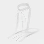 Textured Long Wrap Scarf - White