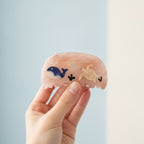 Ocean Vibes Mini Hair Claw - Whale