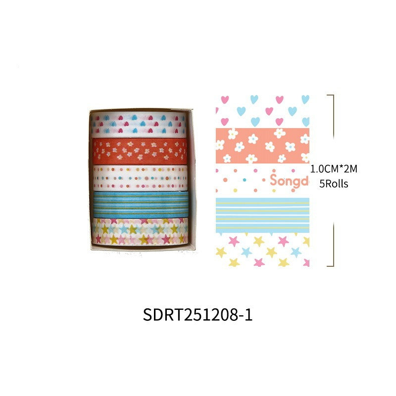 Jelly Pudding Series Washi Tape Set - Type 1