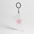 Lollipop Treat Bag Keychain Charm - Pink – novelty & toys (view 1)