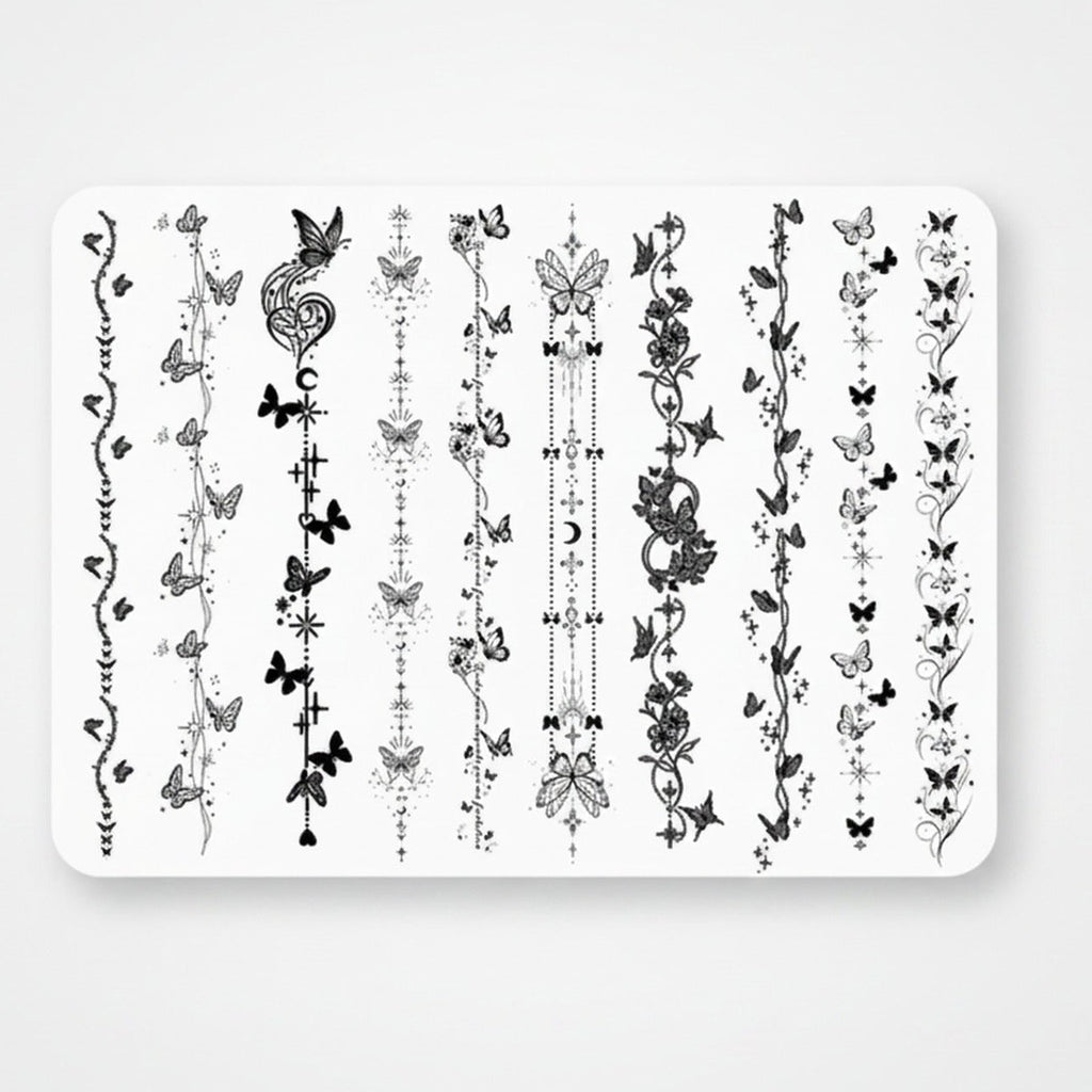Butterfly Dream Temporary Tattoo Sheet Set – stationery (view 1)