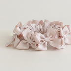Satin Bow Hair Claw Clip - Pink – hair accessories (view 1)