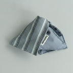 Striped Textured Hair Claw Clip Blue – hair accessories (view 1)