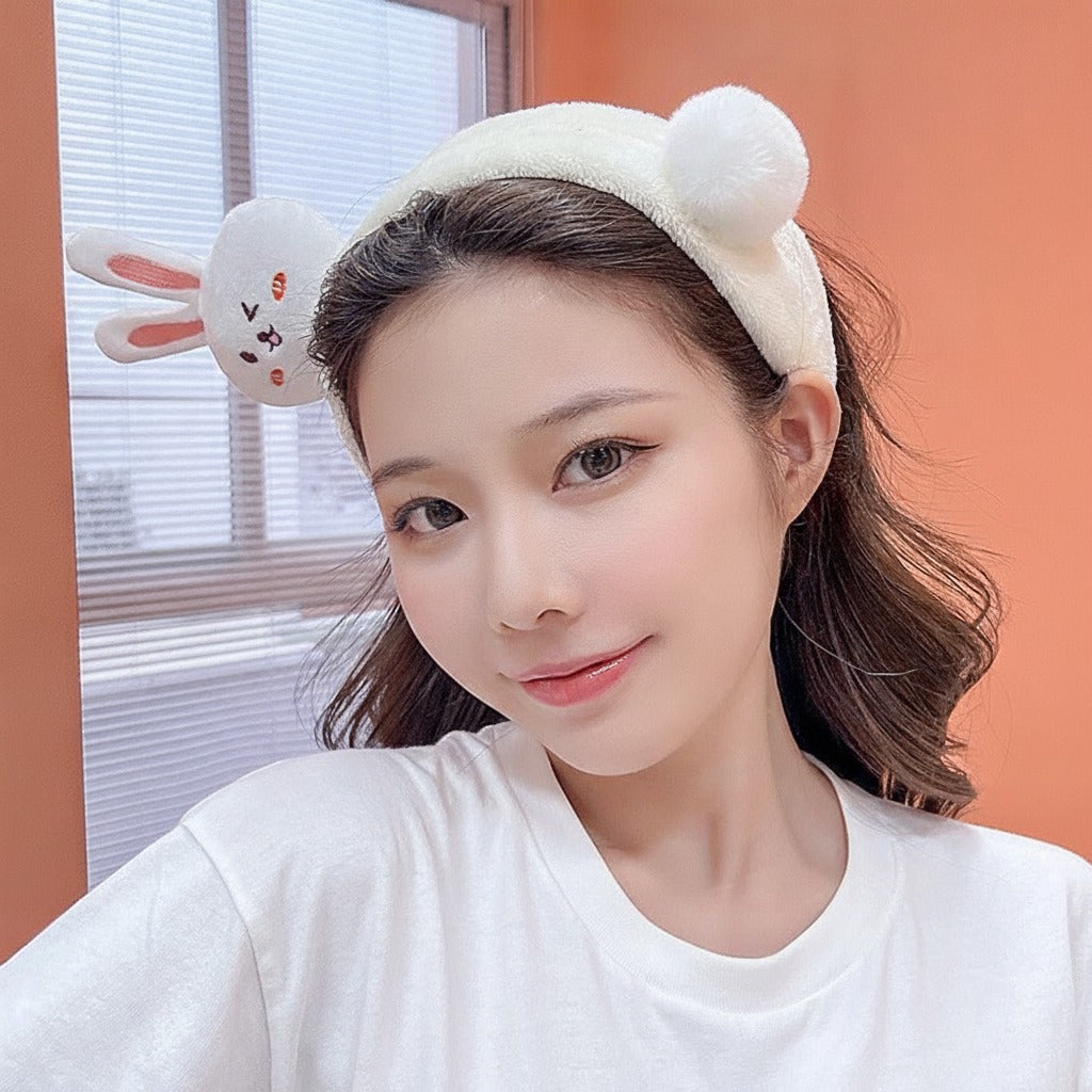 Adorable Bunny Ear Headband - Beige