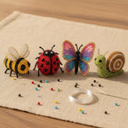 Sparkly Beaded Bird Craft Set - Garden Bugs
