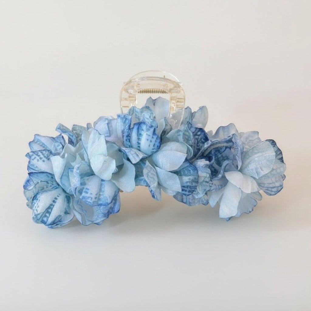 Elegant Fabric Flower Hair Claw Clip – hair accessories (view 1)