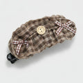 Plaid Hair Claw with Gingham Bows – hair accessories (view 1)