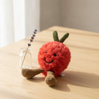 Smiling Cactus Fruit Keychain - Red