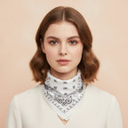 Classic Bandana Wrap Scarf - Taupe
