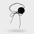 Black Rosette Hair Ring Set – jewelry