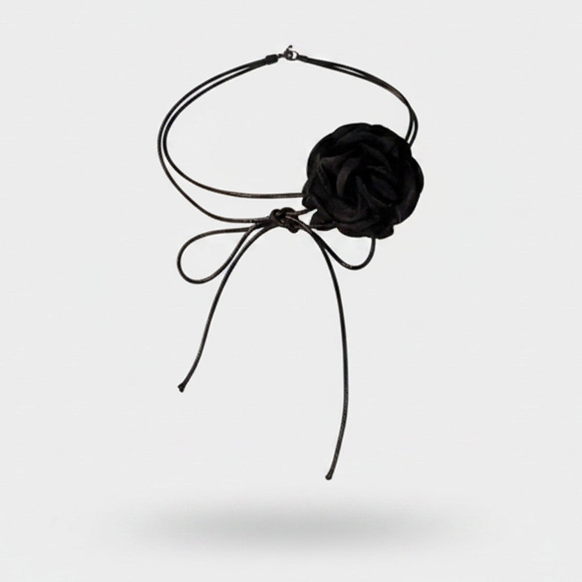 Black Rosette Hair Ring Set – jewelry