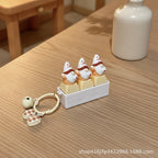 Gnome Crew Keychain - Beige