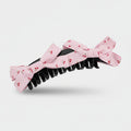 Pink Striped Cherry Hair Claw Clip – hair accessories (view 1)