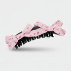 Pink Striped Cherry Hair Claw Clip – hair accessories (view 1)