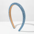 Glitter Padded Headband - Blue – hair accessories (view 1)